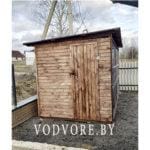 Вольер для собаки с будкой