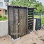Дровник и бытовка